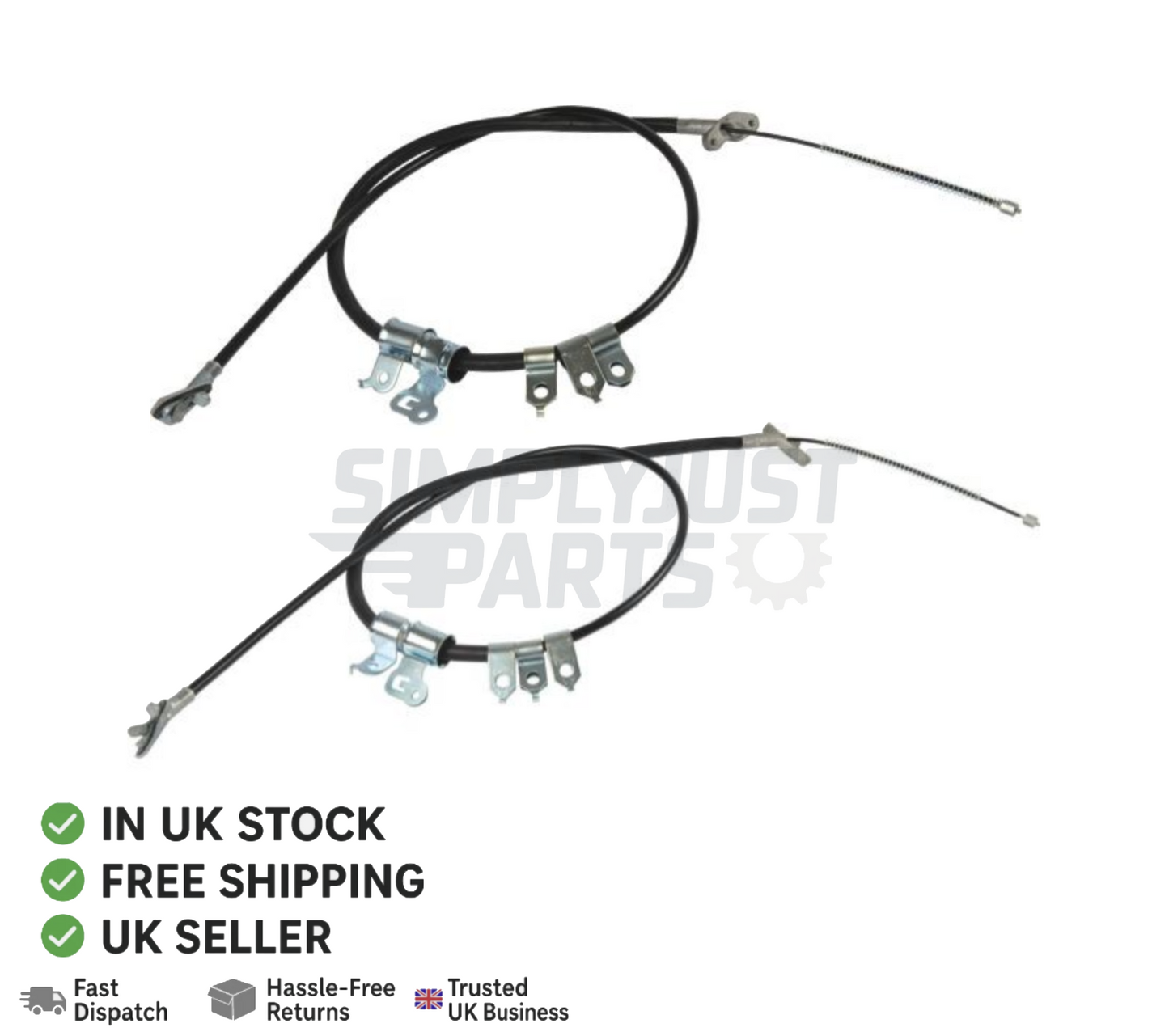 Daihatsu Terios 1.5l Handbrake Cables Left & Right Pair 2006- Brand New