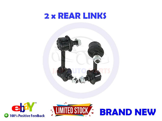 FOR NISSAN ELGRAND E51 2002- 2 REAR ANTI ROLL STABILISER BAR DROP LINKS PAIR NEW