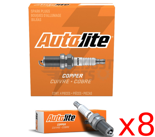 For FORD V8 1958-1977 260-289-302-351W SET OF 8 SPARK PLUG AUTOLITE 45 NEW