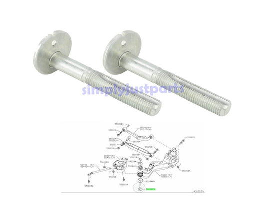 Rear Suspension Eccentric Camber Bolt - L/R - fits Nissan Qashqai, X-Trail x2