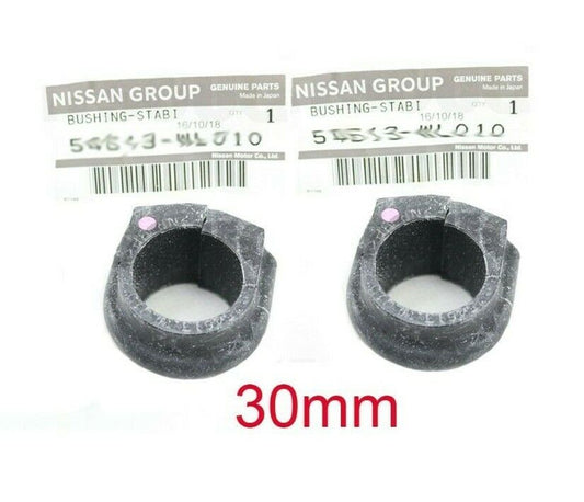 FOR NISSAN ELGRAND E51 2 FRONT 30mm GENUINE ANTI ROLL BAR D BUSH PAIR NEW
