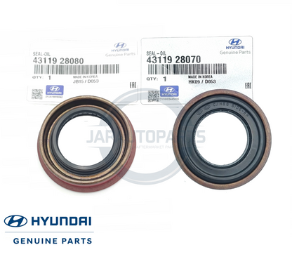 GENUINE GEARBOX DIFF DIFFERENTIAL DRIVE SHAFT OIL SEAL KIT FITS HYUNDAI I10 / I20 NEW