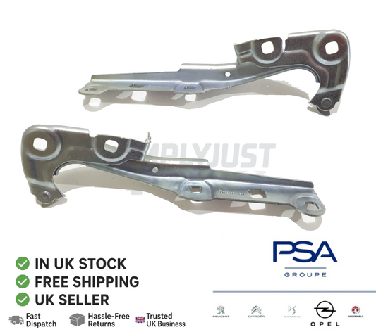 FOR VAUXHALL ASTRA K MK7 2015 to 2022 FRONT LEFT RIGHT BONNET HINGE BRACKETS NEW