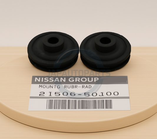 FOR NISSAN ELGRAND E51 TOP UPPER RADIATOR MOUNT PAIR GENUINE BRAND NEW