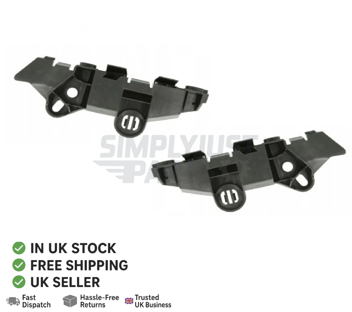 FOR VAUXHALL OPEL CORSA E 2015-2019 FRONT BUMPER BRACKET PAIR LEFT RIGHT NEW