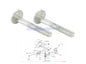 For Nissan Qashqai, X-Trail Rear Suspension Eccentric Camber Bolt L/R x2