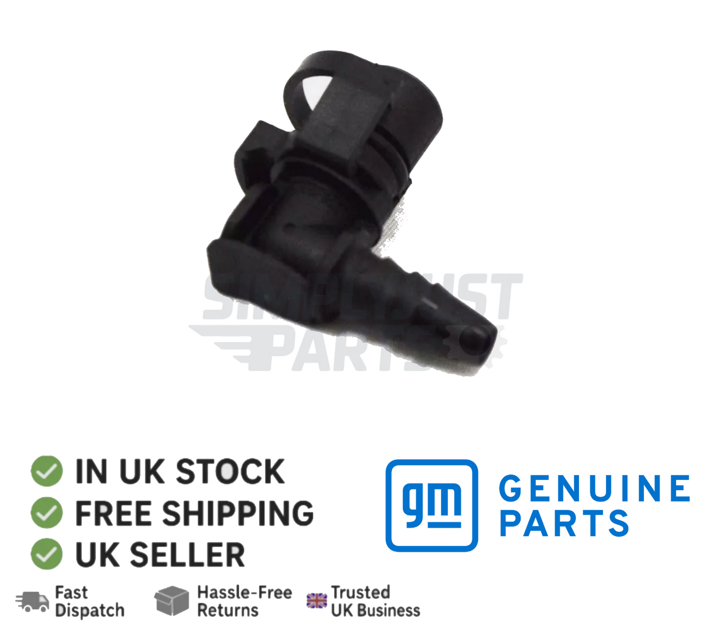 For Vauxhall MOKKA OE Coolant Expansion Tank Pipe Hose Connector 55354565 OEM