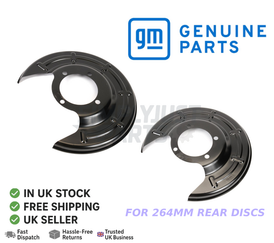 For Vauxhall Astra K 2015-2022 Rear Brake Disc Dust Cover Back Plate Shields NEW