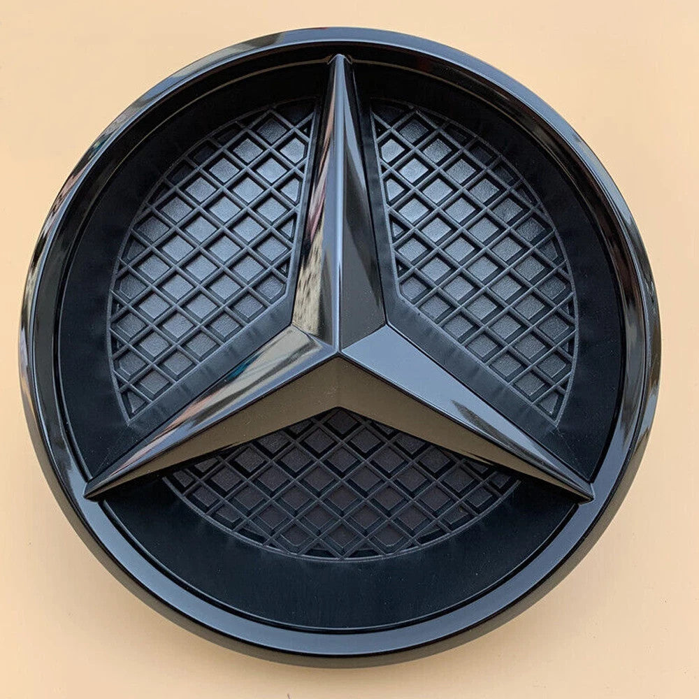 MERCEDES BENZ GLOSS BLACK GRILLE STAR BADGE W205 A,C,B CLASS GLA,CLA,CLS 13-2018
