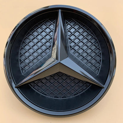 MERCEDES BENZ GLOSS BLACK GRILLE STAR BADGE W205 A,C,B CLASS GLA,CLA,CLS 13-2018