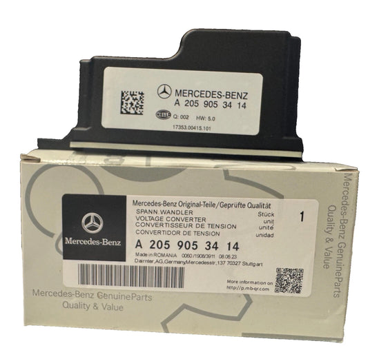 Voltage Capacitor Auxiliary Battery Converter Fits Mercedes-Benz W205 W213 W217