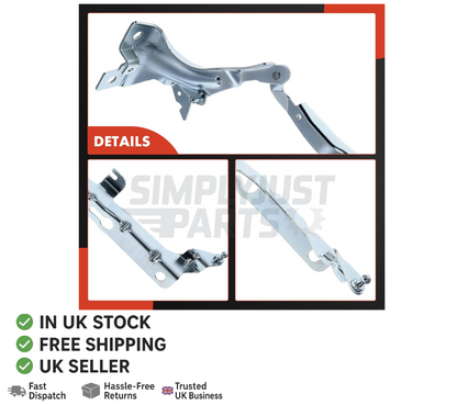 FOR VOLVO XC90 2016-2023 LEFT & RIGHT BONNET HINGES BRACKETS BRAND NEW