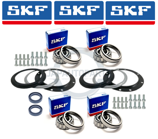 FOR SUZUKI JIMNY FRONT AXLE SKF SWIVEL BEARINGS SWIVEL SEAL OIL SEAL BOLT NUTS
