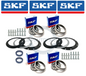 FOR SUZUKI JIMNY FRONT AXLE SKF SWIVEL BEARINGS SWIVEL SEAL OIL SEAL BOLT NUTS