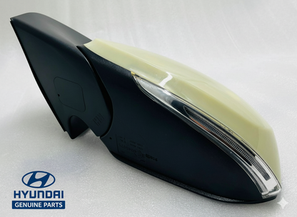 FOR HYUNDAI i10 2020-2024 FRONT DOOR MIRROR SIDE LH PASSENGER - GENUINE NEW