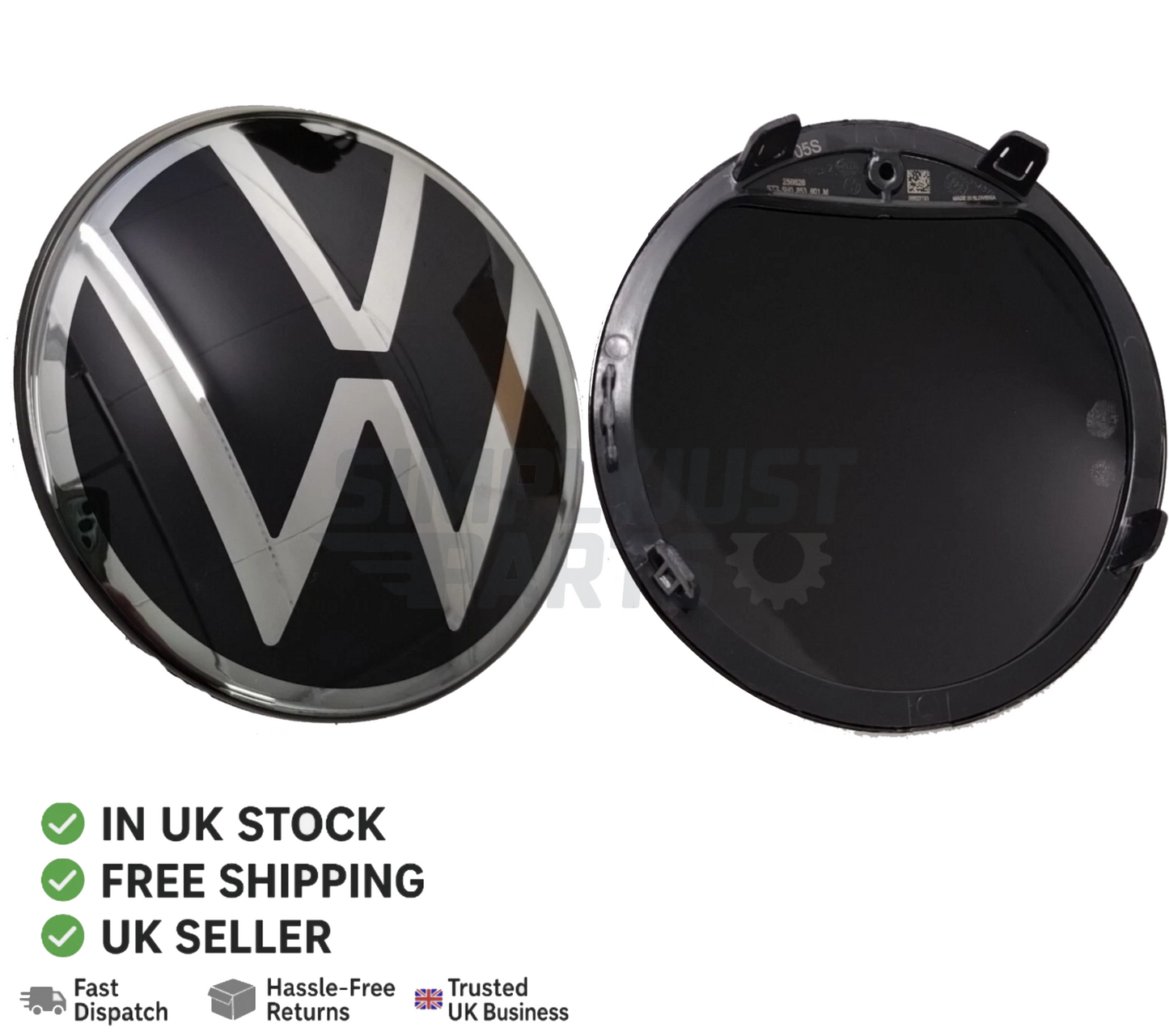 FOR VW POLO 2021- CENTRE GRILLE GRILL EMBLEM BADGE RADAR TYPE 5H0853601M