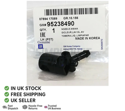Genuine Vauxhall Mokka / Mokka X LH Passenger Side Front Windscreen Washer Jet