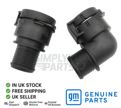 Genuine Vauxhall Mokka & Mokka X Heater Matrix Inlet & Outlet Hose Connectors