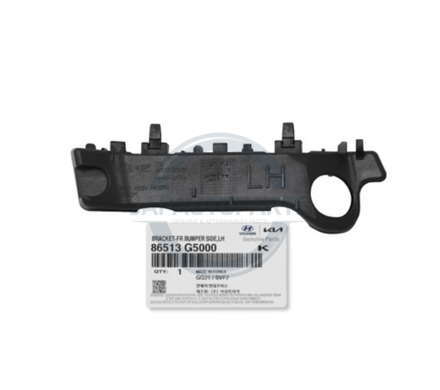 Genuine Kia Niro Electric Hybrid 16-22 LH Front Bumper Side Bracket 86513G5000