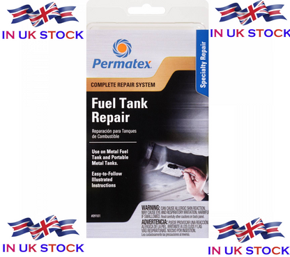 PERMATEX® 09101 FUEL TANK REPAIR KIT - UK STOCK - FOR METAL TANKS