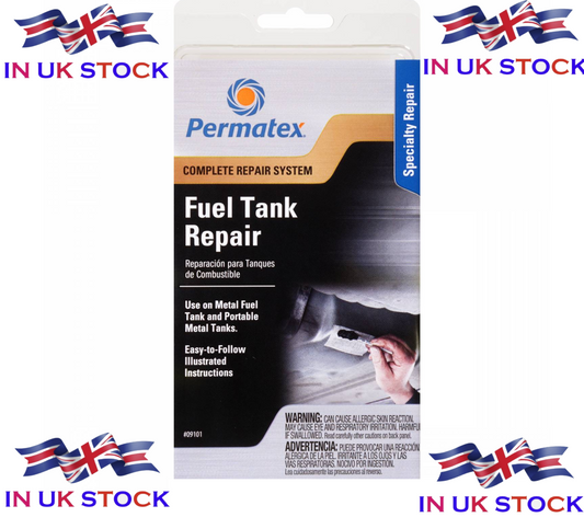 PERMATEX® 09101 FUEL TANK REPAIR KIT - UK STOCK - FOR METAL TANKS
