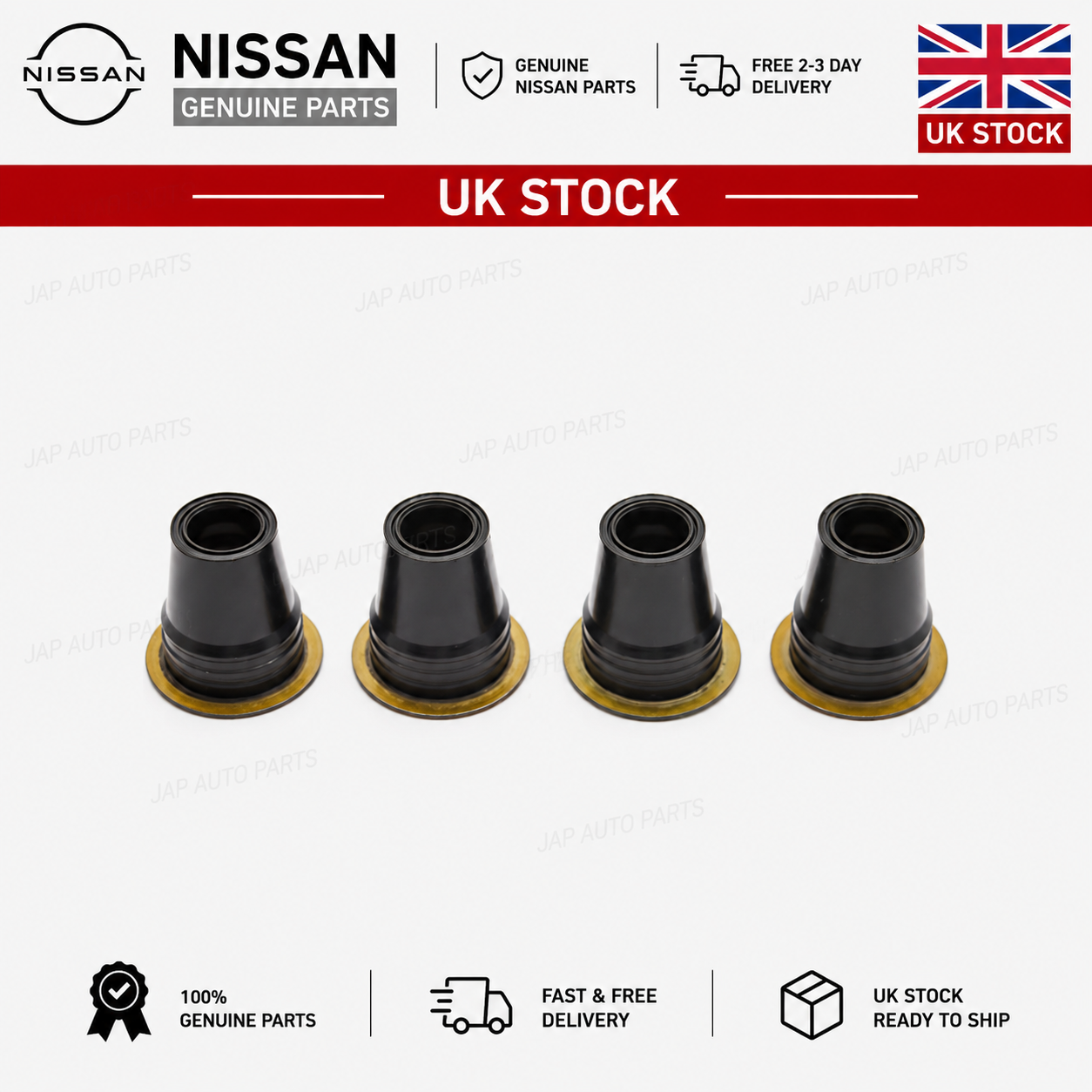 Genuine Injector Nozzle Holder Seals Fits: Nissan Navara D22 Kingcab YD25DTTi