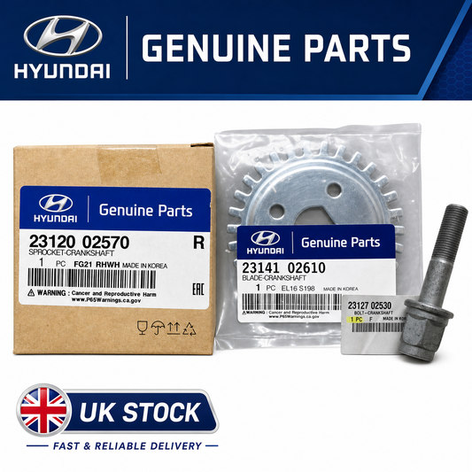 Kia Picanto Crankshaft Bolt Sprocket and Blade 1.1 1.2