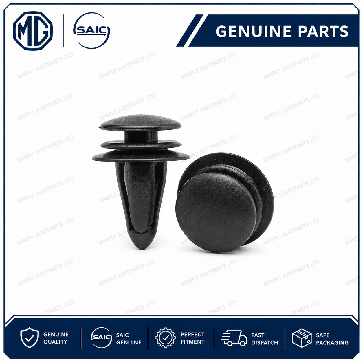 MG ZS Parcel Shelf Cord Clips GENUINE MG ZS 2017-2023 & MG3  2018-2023 x2