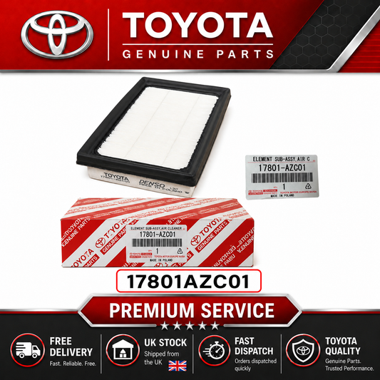 Genuine Toyota Corolla Hybrid Air Filter Air Cleaner Filter Oem 17801-AZC01 New
