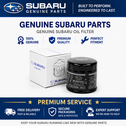 5x Genuine JDM Black Oil Filter Fits: Impreza WRX STi Legacy Forester 15208AA100