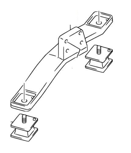 For Suzuki JIMNY Transfer Box Mount OS Alloy Bracket 29631-81A00 Genuine New
