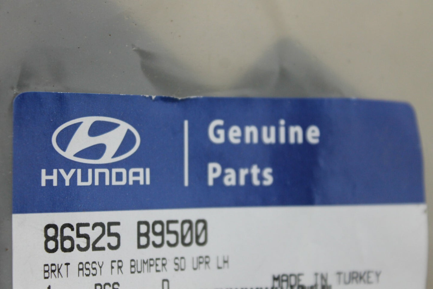HYUNDAI I10 2014-2020 HEADLIGHT LEFT BUMPER BRACKET LH GENUINE NEW 86525B9500